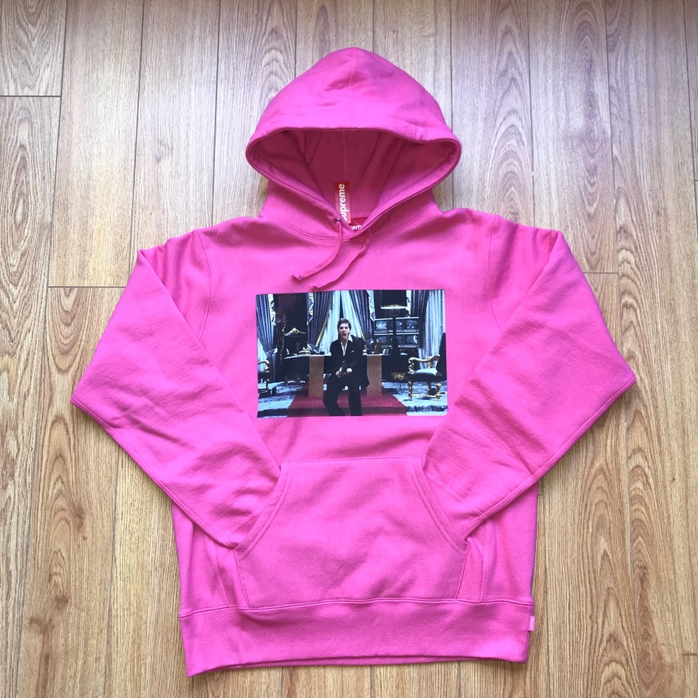 SUPREME SCARFACE MAGNETA HOODIE